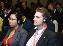 Youth Forum kicks off in Baku as part of 7th UNAOC Global Forum. Azerbaijan, Baku, 25 apr. 2016